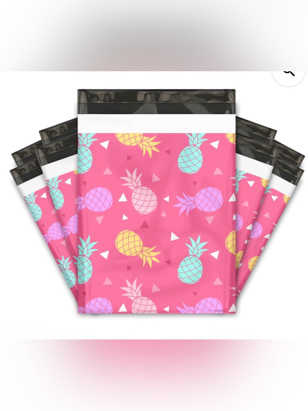 Polymailers: (20) 10x13 Pineapple Multi-Colored